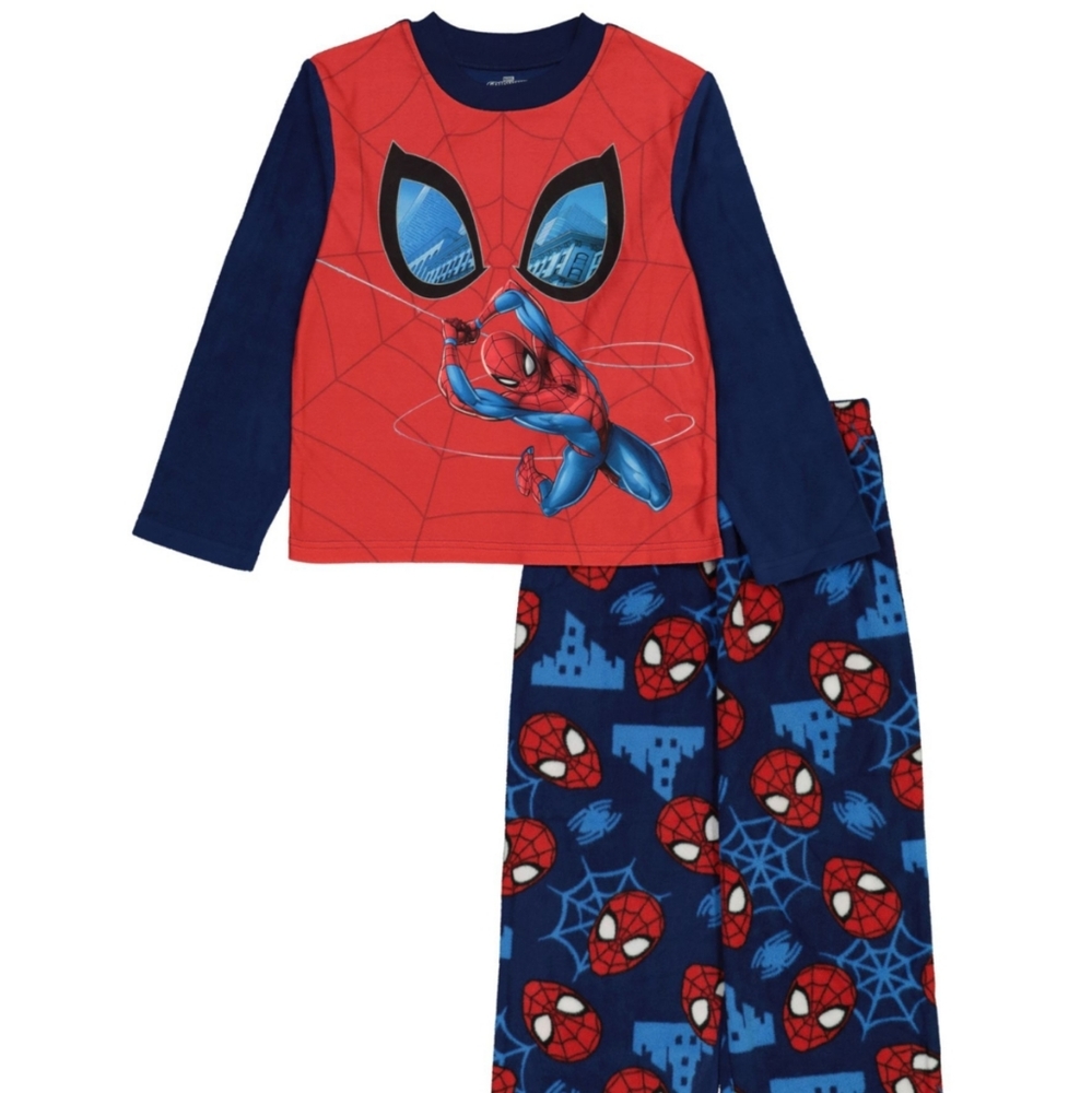 Big Boys Spiderman Pajamas, 2 Piece Set